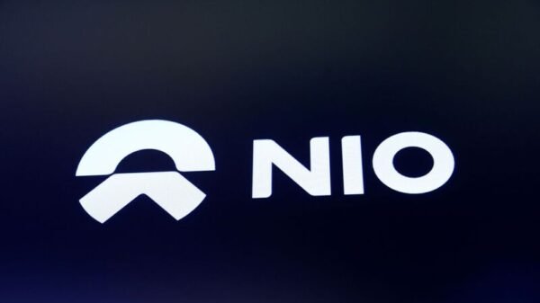 Chinese electric vehicle start-up Nio Inc. company logo