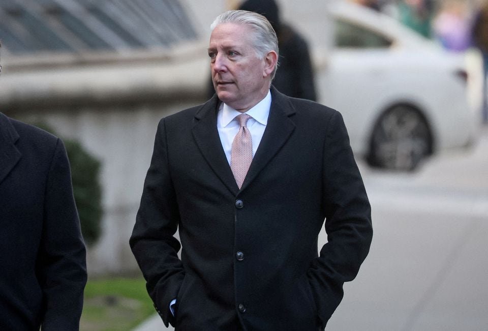 Charles McGonigal, a former FBI official who has been charged with working for sanctioned Russian oligarch Oleg Deripaska, arrives at Federal Court in New York City, U.S., March 8, 2023. REUTERS/Brendan McDermid/File Photo