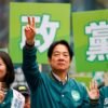 Lai Ching-te, Taiwan's vice president and the ruling Democratic Progressive Party's (DPP) presidential candidate gestures at an election campaign event in Taipei City, Taiwan January 3, 2024. REUTERS/Ann Wang